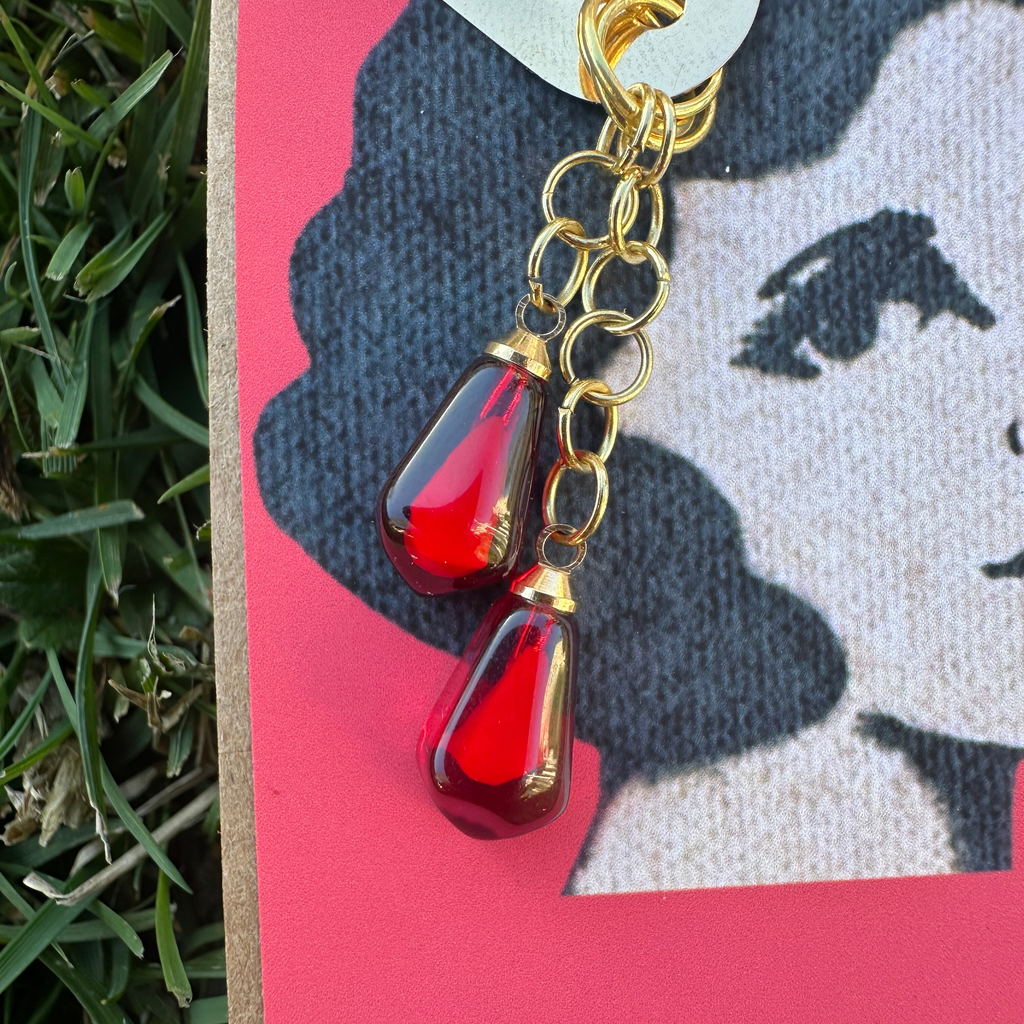 Pomegranate Seed Hair Clip