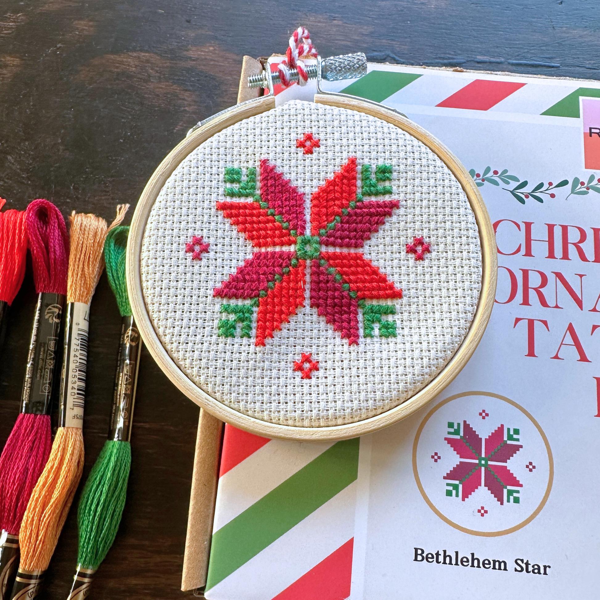 Christmas Ornament Tatreez Kit